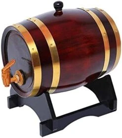 Personalized - Custom Engraved Premium Oak Aging Barrel - Age Your Own Whiskey, Beer, Wine & More Barrel Aged (Color : B) -Wilton Shop 41huKWhpc1L. AC