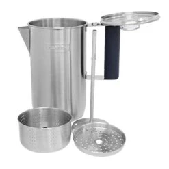 Stanley 10-01876-010 The Cool-Grip Camp Percolator Stainless Steel 1.1QT / 1.0L -Wilton Shop 41hwBjohRuL