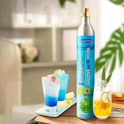 GreatWhip 60L Co2 Carbonator Sodasteam Co2 Cylinder Co2 Soda Gas Canister 14.5 Oz For Soda Maker Set Of 5 17 GreatWhip 60L Co2 Carbonator Sodasteam Co2 Cylinder Co2 Soda Gas Canister 14.5 Oz For Soda Maker Set Of 5 -Wilton Shop 41hzSjgEPzL