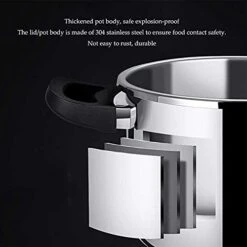 Stainless Steel Pressure Cooker，Household Gas Pressure Cooker Explosion-Proof Pressure Cooker Induction Cooker General Large Capacity -Wilton Shop 41i0UqlN4yS