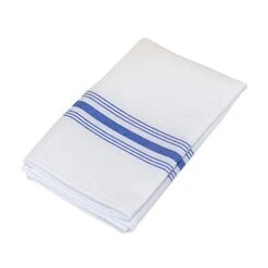 Ardour VANAABBDD Milliken Signature Stripe Bistro Napkins - Assorted Colors - Set Of 12 (Blue)