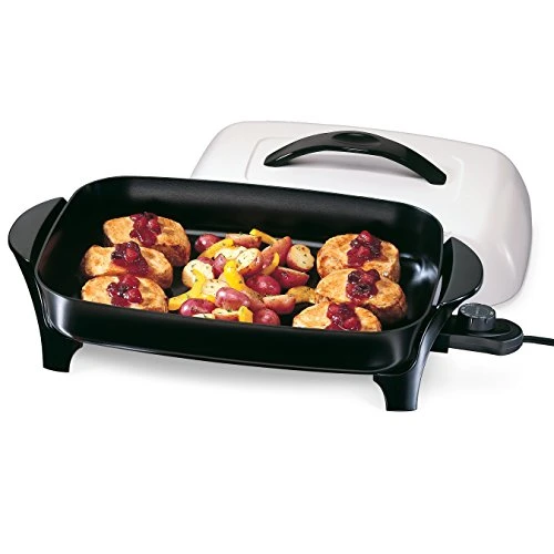 Presto 06850 16-inch Electric Skillet & 07047 Cool Touch Electric Griddle 4 Presto 06850 16-inch Electric Skillet & 07047 Cool Touch Electric Griddle - Image 2