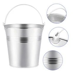 Metal Buckets Mini Tinplate Bucket,4 Inch Metallic Pails With Handle For Party Favors, Candy, Votive Candles, Trinkets, Small Plants,12 Pieces -Wilton Shop 41i7k5XTM9L