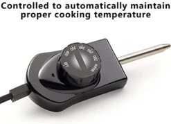 11-Inch Deluxe Nonstick Electric Skillet - Roasts, Fries, Grills, Stews, Bakes, Makes Casseroles For Four People, Black/White 7 11-Inch Deluxe Nonstick Electric Skillet - Roasts, Fries, Grills, Stews, Bakes, Makes Casseroles For Four People, Black/White -Wilton Shop 41iGuywuIpL