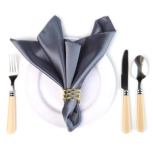 6Pcs Gold Napkin Rings Round Napkin Holders Buckles For Wedding, Dinner Party, Table Decorations 6 6Pcs Gold Napkin Rings Round Napkin Holders Buckles For Wedding, Dinner Party, Table Decorations - Image 4