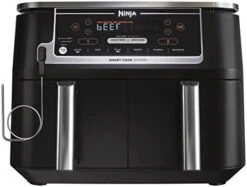 Ninja DZ201 Foodi 8 Quart 6-in-1 DualZone 2-Basket Air Fryer With 2 Independent Frying Baskets, Match Cook & Smart Finish To Roast, Broil, Dehydrate & More For Quick, Easy Meals, Grey -Wilton Shop 41iJ87aPT8L. AC