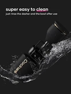 KRUSH Ice Cream Maker, Wireless & Portable, Sorbet Gelato Maker, Frozen Yogurt Machine For Homemade & Outdoor, Grey -Wilton Shop 41iNjtRceyL