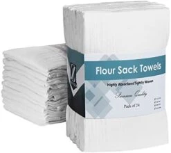 Flour Sack Towels (28" X 28", 12 Pack) - 100% Cotton Dish Towels - Tea Towels Multi Purpose Kitchen Towels -Ultra Absorbent Bar Towels-Kitchen Linen Set. -Wilton Shop 41iT2yHMZL. AC
