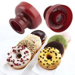 Cake Decorating Donut Maker Cutter Non-stick Doughnut Molds 4pcs Fondant Cake Bread Dessert Bakery Moulds Biscuit Stamp Moulds Baking Tool For Home Kitchen Pineapple Shape Donut Cutter -Wilton Shop 41iebTHU2rL