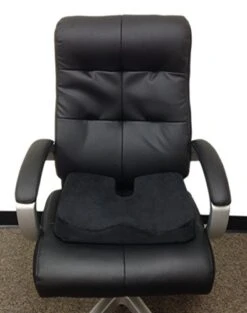 Coccyx Seat Cushion, Large Orthopedic Tailbone Pillow. Ultra Premium 100% Memory Foam Seat Cushion For Sciatica, Back, And Tailbone Pain (Black) -Wilton Shop 41j35nnsm9L