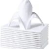 Dinner Napkins White - 12 Pack (18 Inches X18inches) Soft & Comfortable - Durable Hotel Quality - Ideal For Events & Regular Home Use -Wilton Shop 41jCoUzaSLL
