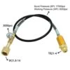 DyAn 36inch Black High Pressure Soda Hose To CO2 Valve Adapter W21.8-14 For SodaStream/Soda Club -Wilton Shop 41jef6y3ebL