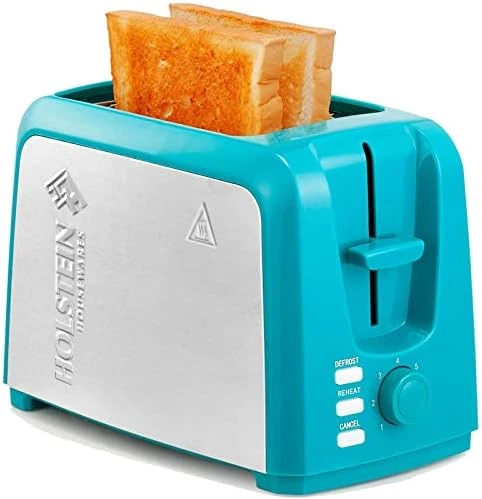 - 2-Slice Toaster With 7 Browning Control Settings, Teal/Stainless Steel - Great To Toast Bread, Bagels And Waffles 14 - 2-Slice Toaster With 7 Browning Control Settings, Teal/Stainless Steel - Great To Toast Bread, Bagels And Waffles - Image 12