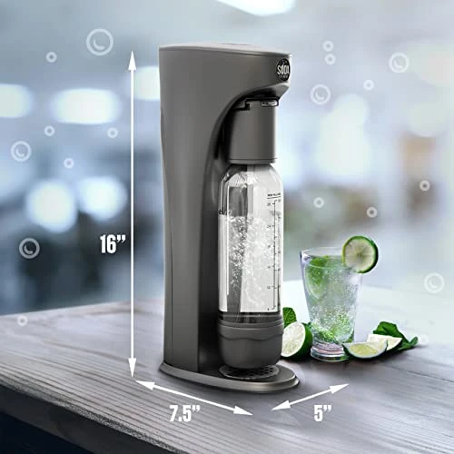 I Soda Maker Machine And 2 Pack Eco-Friendly CO2 Cartridge For Sodastream, Plus $15 Amazon Gift Card With Refill, No Late Fees Exchange At Will Club, Carbonator, Gas Canister Cylinder 60L 5 I Soda Maker Machine And 2 Pack Eco-Friendly CO2 Cartridge For Sodastream, Plus $15 Amazon Gift Card With Refill, No Late Fees Exchange At Will Club, Carbonator, Gas Canister Cylinder 60L - Image 3