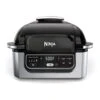 Ninja AG301 Foodi 5-in-1 Indoor Grill With Air Fry, Roast, Bake & Dehydrate, Black/Silver -Wilton Shop 41jpMWN5tuL