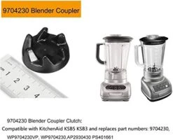 9704230 Blender Coupler With Spanner Kit Replacement Parts Compatible With KitchenAid KSB5WH KSB5 KSB3 Driver -Wilton Shop 41jw0ZgkCKL