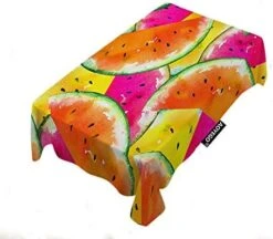 Seashells On Sand Table Cloths Rectangle Tropical Beach Marine Nature Starfish Sea Star Wave Sand Tablecloths Decoration 50X72 Inch Polyester For Outdoor Indoor Home Party Picnic -Wilton Shop 41jwXyKg5GL. AC 2