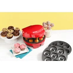 Cake Pop Maker Multi-treat Baking Machine, Red 9 Cake Pop Maker Multi-treat Baking Machine, Red -Wilton Shop 41kCITWOo9L