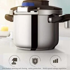 Stainless Steel Pressure Cooker，Household Gas Pressure Cooker Explosion-Proof Pressure Cooker Induction Cooker General Large Capacity -Wilton Shop 41kEUwvU3fS