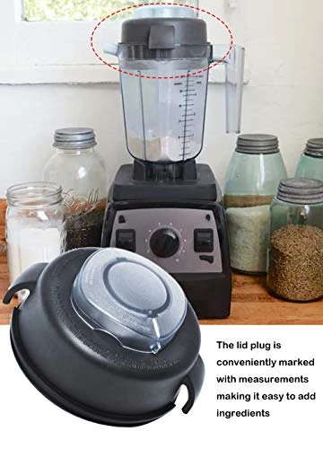 XIANQU 2-Part Lid And Plug Fit For Vita-mix 64-Ounce High Profile Container Blender Replacement Parts For Vita-mix 5200 5000 5 XIANQU 2-Part Lid And Plug Fit For Vita-mix 64-Ounce High Profile Container Blender Replacement Parts For Vita-mix 5200 5000 - Image 3