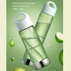 Soda Water Maker With 500ML 1000ML Water Bottle, Easy To Operate, Sparkling Water Maker For Home,Homemade Healthy Carbonated Beverage Bubbling Water Maker,CO2 Cylinder Not Included -Wilton Shop 41kTiobquyL