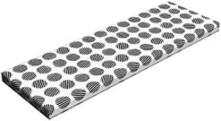 Nostalgic Bench Pad, Blue Monochromatic Vintage Pattern Repetition, Standard Size HR Foam Cushion With Decorative Fabric Cover, 45" X 15" X 2", Seafoam Green 23 Nostalgic Bench Pad, Blue Monochromatic Vintage Pattern Repetition, Standard Size HR Foam Cushion With Decorative Fabric Cover, 45" X 15" X 2", Seafoam Green -Wilton Shop 41kUAfOLXgL. AC