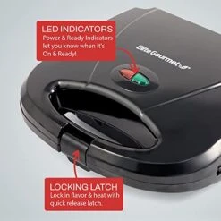 WM-2207 Electric Nonstick Belgian Waffle Non-Stick Belgian Waffle Maker Iron, Breakfast, Sandwiches, Snacks, Burgers And More, Double 11 WM-2207 Electric Nonstick Belgian Waffle Non-Stick Belgian Waffle Maker Iron, Breakfast, Sandwiches, Snacks, Burgers And More, Double -Wilton Shop 41ko7AaYimL