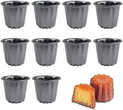 10 PCS Mini Cupcake Moulds Bear Round Cake Tin Carbon Steel Non-Stick Cake Mould Muffin Chocolate Moulds Kitchen Baking Supplies For French Pastry Custard Cookie -Wilton Shop 41l1nC5I0XL. AC