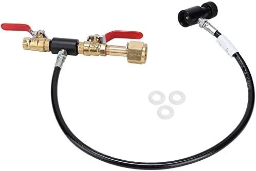 Zerodis CO2 Cylinder Refill Adapter With Hose For Filling Stainless Steel Refill Station Connector Kit For Filling Soda Maker Tank Beer Brewing Accessories(36inch) 8 Zerodis CO2 Cylinder Refill Adapter With Hose For Filling Stainless Steel Refill Station Connector Kit For Filling Soda Maker Tank Beer Brewing Accessories(36inch) - Image 6