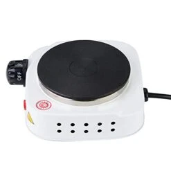 Mini Stove, Electric Single Burner, Compact And Portable, Adjustable Temperature Hot Plate, 500W Multifunctional Home Heater(US) -Wilton Shop 41lWADggM5L
