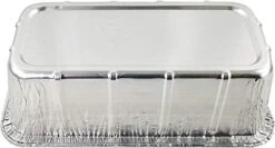 1 1/2 Lb. Disposable Aluminum Foil Loaf Bread Baking Pan Tin (Pack Of 25)