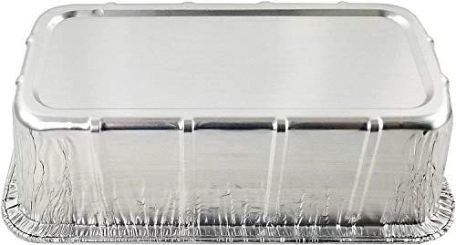1 1/2 Lb. Disposable Aluminum Foil Loaf Bread Baking Pan Tin (Pack Of 25) 3 1 1/2 Lb. Disposable Aluminum Foil Loaf Bread Baking Pan Tin (Pack Of 25)