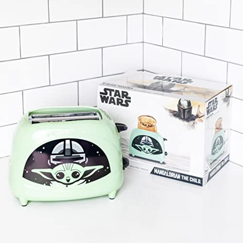 Star Wars The Mandalorian The Child 2-Slice Toaster- Toasts Baby Yoda Onto Your Toast 4 Star Wars The Mandalorian The Child 2-Slice Toaster- Toasts Baby Yoda Onto Your Toast - Image 2