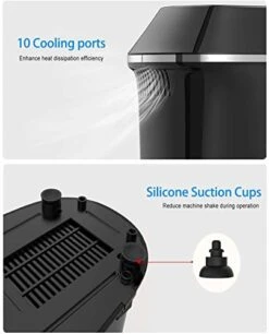 3-IN-1 Stand Mixer, 660W Mixers Kitchen Electric Stand Mixer Include 8.5QT Bowl, Dough Hook, Beater, Whisk & Splash Guard, 6-Speed Dough Mixer For Most Home Cooks (Black) -Wilton Shop 41lwPC7KbVL