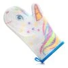 Litter Magic Unicorn Silicone Oven Mitt - Funny Oven Mitts - Heat Resistant Kitchen Glove, Soft Silicone, Quilted Fabric Lining -Wilton Shop 41lxfoJ9rAL