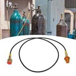 Zerodis CO2 Tank Direct Adapter Hose, Soda Maker Adapter Hose Brass ABS For Connection W21.8-14