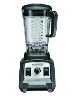 Proctor Silex Commercial 55000 High-Performance Blender, 2.4 Peak Hp, Variable Speed Dial, BPA-Free 64 Oz./1.8 L Container, 17.32" Height, 7.6" Width, 8.69" Length, Black -Wilton Shop 41m9wCZJcLL