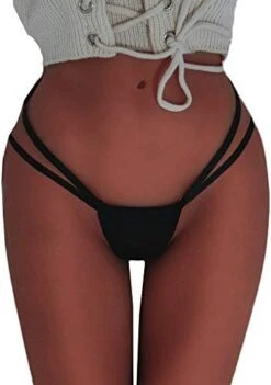 F_Gotal Clearance Sexy Underwear For Women Flower Lace Strappy Mesh Panties G-String Thongs Knickers Briefs -Wilton Shop 41mBp5y70SL. AC
