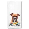 Boxer Mom Floral Waffle Weave Microfiber Kitchen Hand Towel Gift For Dog Lover 1 Boxer Mom Floral Waffle Weave Microfiber Kitchen Hand Towel Gift For Dog Lover -Wilton Shop 41mCcvqabWL