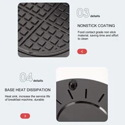 Donut Maker Machine, Mini Donut Machine Donut Maker Machine Mini Donut Maker 8 Holes Electric Donut Press Machine With Coating No Heat Stick -Wilton Shop 41mCz3JQ8wL 2