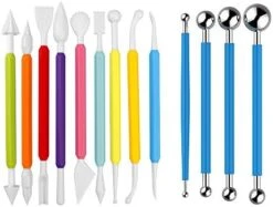DIY Cake Tools, AmyTalk 4Pcs Metal Ball Baking Fondant Cake Tools Stainless Steel 8 Head Pen For Sugar Flower 19 DIY Cake Tools, AmyTalk 4Pcs Metal Ball Baking Fondant Cake Tools Stainless Steel 8 Head Pen For Sugar Flower -Wilton Shop 41mHNwceTRL. AC