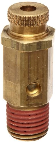 -NC25-1UK002 NC Series Brass Non-Code Safety Valve, 25-200 Psi Adjustable Pressure Range, 1/4" Male NPT