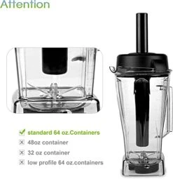 Blender Replacement Part Tamper Tool Compatible With Vitamix Classic Standard 64oz Containers -Wilton Shop 41mSfyEjVCL