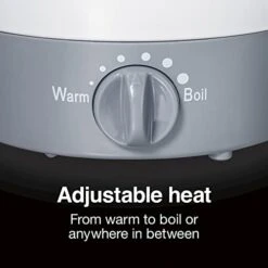 32oz Adjustable Temperature Electric Hot Pot Kettle For Tea, Boiling Water, Cooking Noodles And Soup, White (48507PS) -Wilton Shop 41mYvA2wQlL