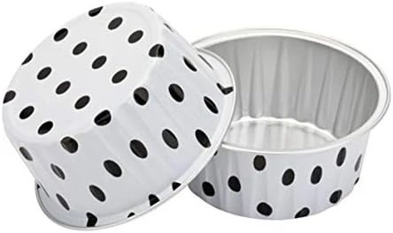 3 2/5" 125ml 100/PK 4OZ Disposable Aluminum Foil Cups For Muffin Cupcake Baking Bake Utility Ramekin Cup (Spot) 17 3 2/5" 125ml 100/PK 4OZ Disposable Aluminum Foil Cups For Muffin Cupcake Baking Bake Utility Ramekin Cup (Spot) - Image 15
