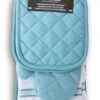 Topaz Kitchen Towel Set 5 Piece - Pot Holders, Oven Mitt And Terry Kitchen Towels -Wilton Shop 41mhB1o7BKL