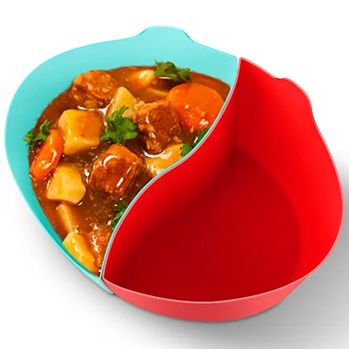 Slow Cooker Liner Fits For 6 QT Oval Slow Cooker, Easyjoy Silicone Slow Cooker Divider Insert For 6 Quart Slow Cookers, Reusable Slow Cooker Liners, BPA Free, Leakproof & Dishwasher Safe 3 Slow Cooker Liner Fits For 6 QT Oval Slow Cooker, Easyjoy Silicone Slow Cooker Divider Insert For 6 Quart Slow Cookers, Reusable Slow Cooker Liners, BPA Free, Leakproof & Dishwasher Safe