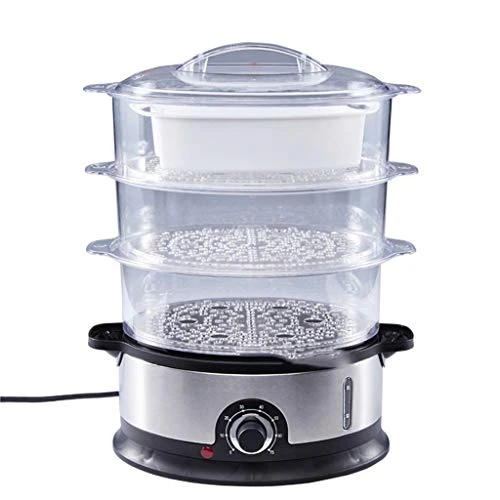 WAZTT Home Electric Food Steamer Multifunctional Steamer Pot Automatic Power-Of 3-Layer Large Capacity Seafood Steamer Cooker 3 WAZTT Home Electric Food Steamer Multifunctional Steamer Pot Automatic Power-Of 3-Layer Large Capacity Seafood Steamer Cooker