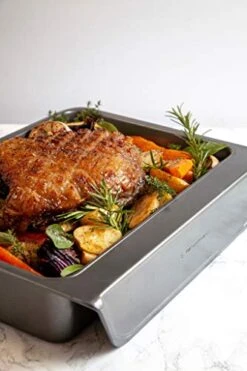 Smart Vertical Stacking Roasting Tin With Non Stick Finish, 41 X 33 X 8.5 Cm 14 Smart Vertical Stacking Roasting Tin With Non Stick Finish, 41 X 33 X 8.5 Cm -Wilton Shop 41myGGU4OFL