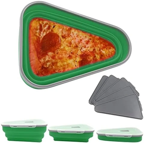 GENERIC Pizza Storage Container,Expandable Red Pizza Slice Container With 5 Microwavable Serving Trays,Reusable Pizza Keeper Of Leftover Pizza 8 GENERIC Pizza Storage Container,Expandable Red Pizza Slice Container With 5 Microwavable Serving Trays,Reusable Pizza Keeper Of Leftover Pizza - Image 6